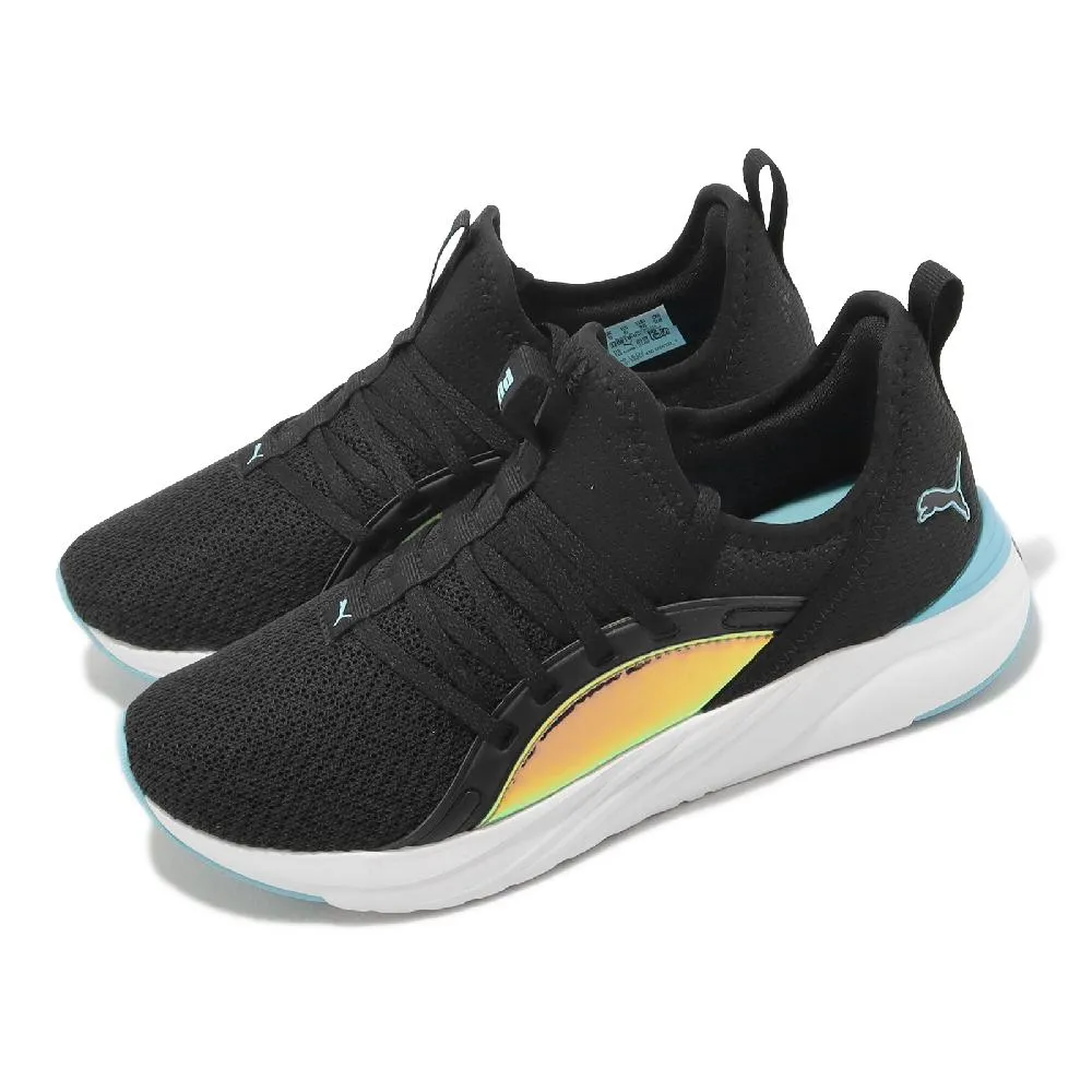 Puma 彪馬 慢跑鞋 Softride Sophia 2 Slip Metal 女鞋 黑 金 襪套 無鞋帶 運動鞋 37878901 歷史價格詳細信息