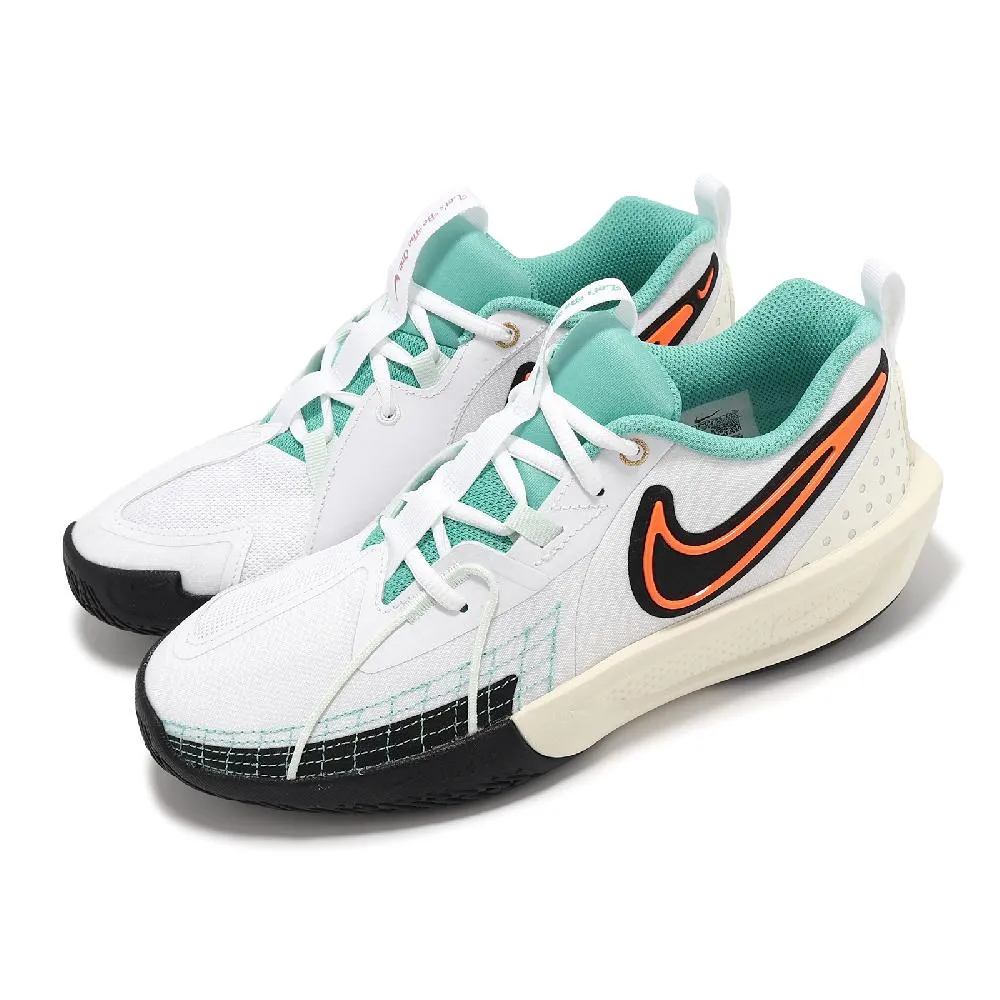 Nike 耐吉 籃球鞋 G.T. Cut 3 GS 大童 女鞋 白 橘 CHBL 氣墊 運動鞋 HF5732-141 歷史價格詳細信息