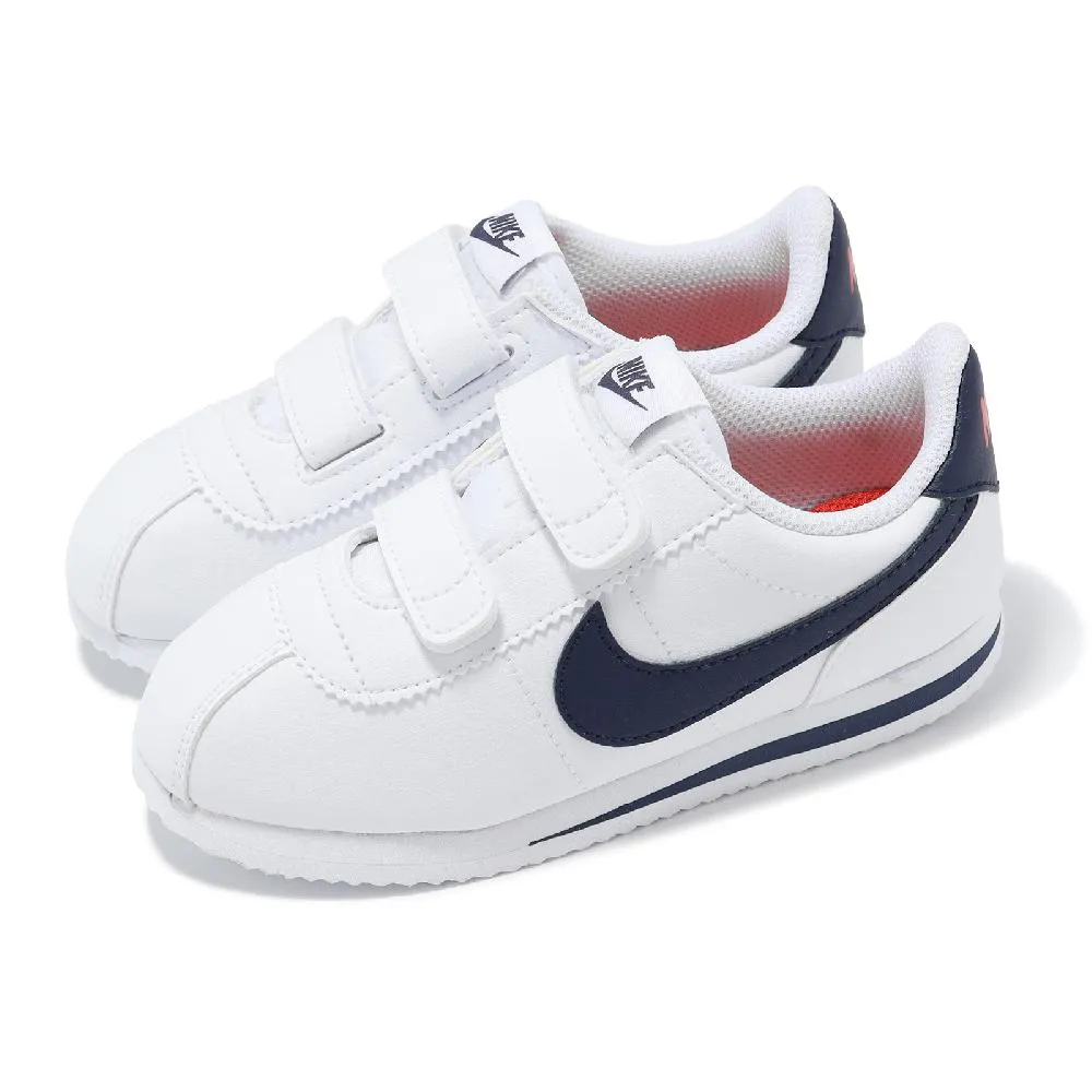 Nike 耐吉 休閒鞋 Cortez 男鞋 白 黑勾 復古 經典 皮革 阿甘鞋 DM4044-100 歷史價格詳細信息