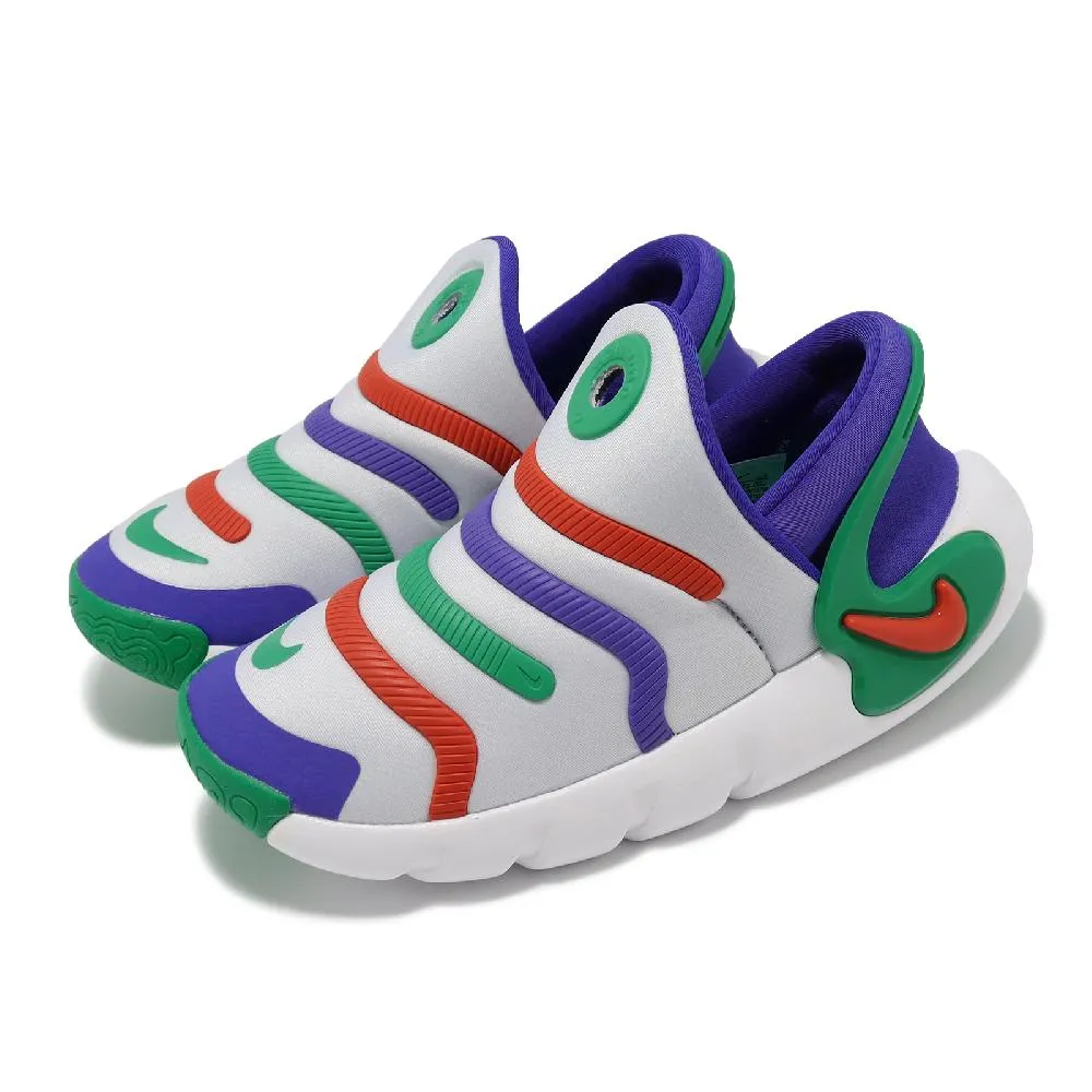 Nike Dynamo 2 EasyOn PS [FD0553-002] 中童 休閒鞋 運動 套穿式 舒適 包覆 灰藍綠 歷史價格詳細信息