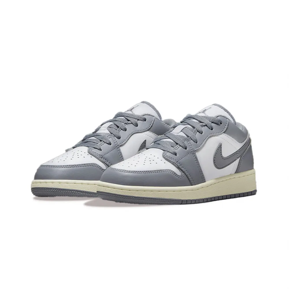 【代購】Air Jordan 1 Low "Vintage Grey"  復古灰 白灰 高幫百搭運動鞋554724-135男鞋 歷史價格詳細信息
