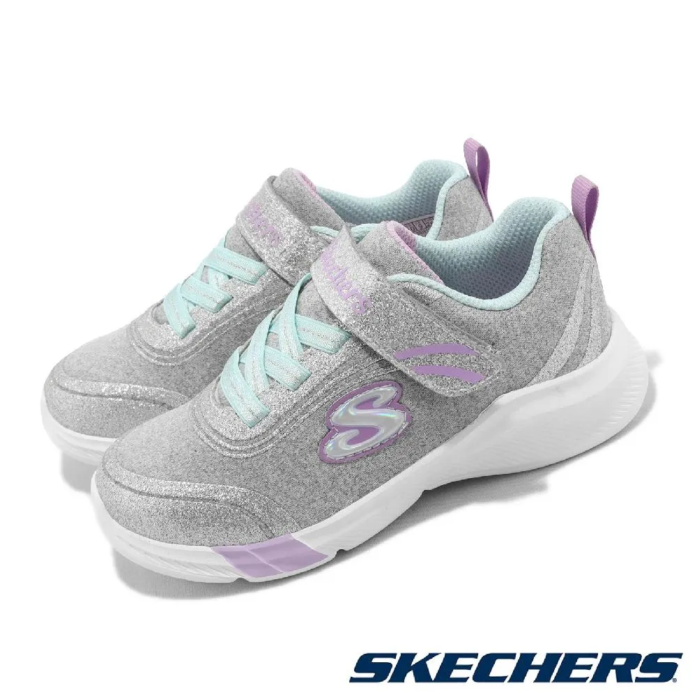 【SKECHERS】休閒鞋 Dreamy Lites 童鞋 中童 灰紫 輕量 魔鬼氈 基本款 經典(303510NLTGY) 歷史價格詳細信息