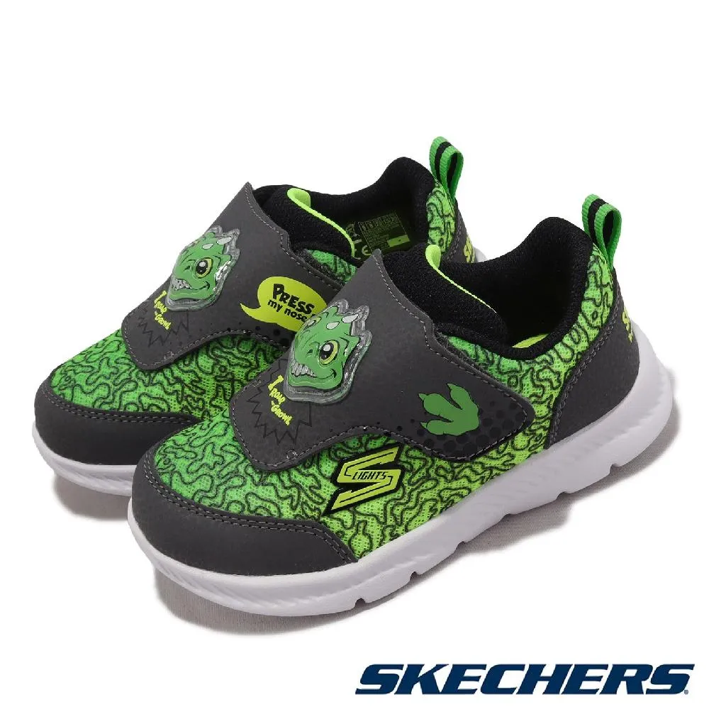 SKECHERS S LIGHTS 魔鬼氈 燈鞋 小童 藍紅 Y1928 (401680NNVBL) 歷史價格詳細信息