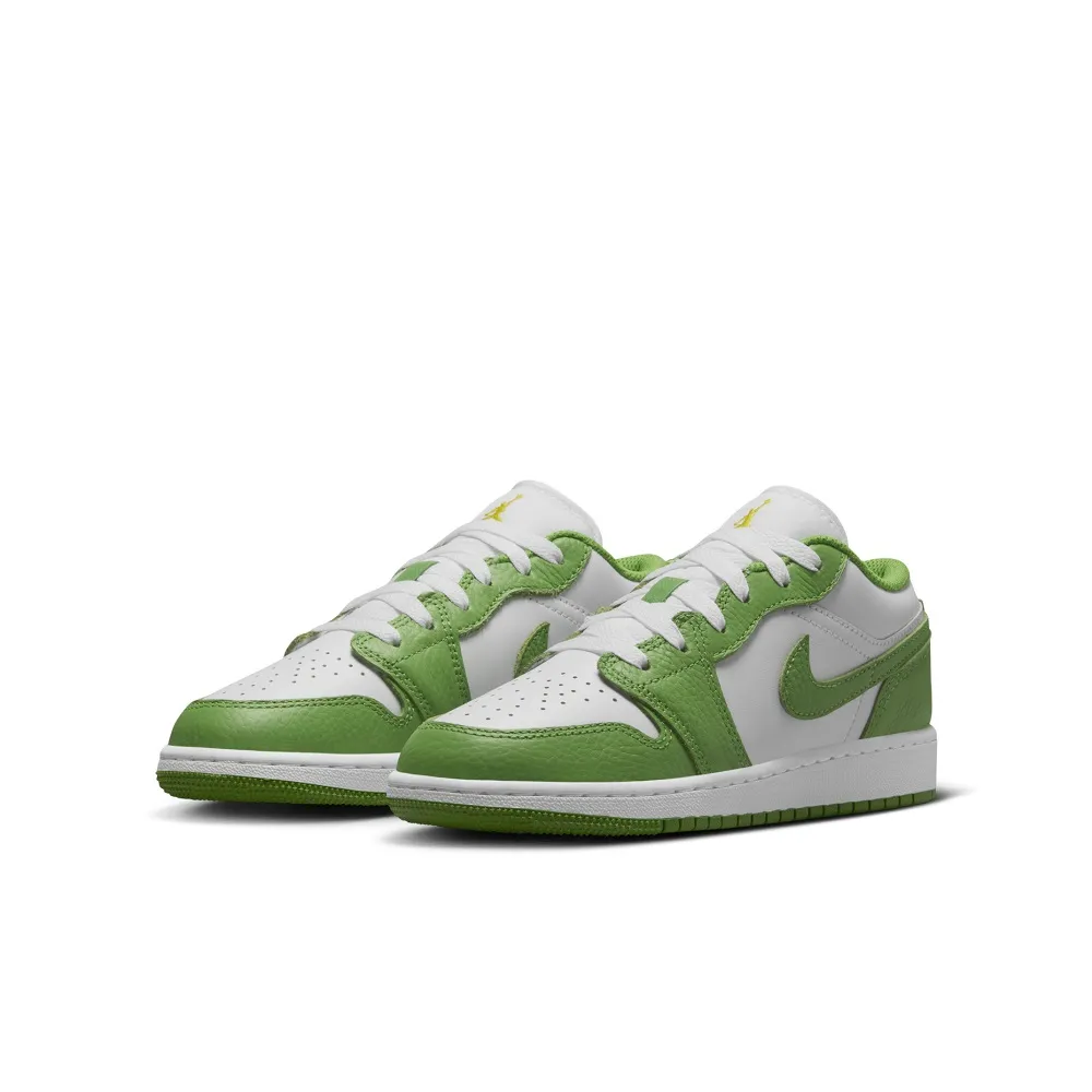 Nike Air Jordan 1 Low SE BG HF4779-100 大童 休閒鞋 經典 低筒 葉綠素 白綠 歷史價格詳細信息