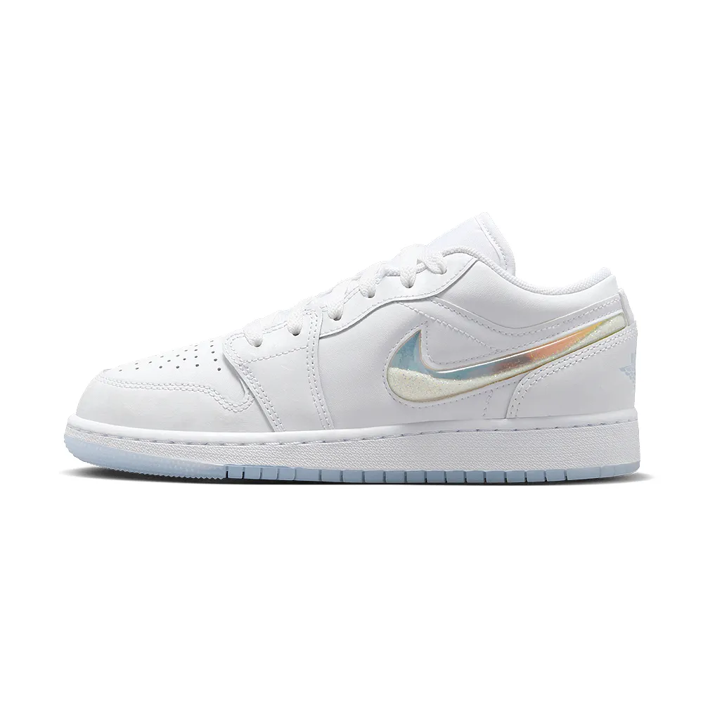Nike Air Jordan1 Low GS AJ1 低幫 黑白紫 百搭 運動 籃球鞋 553560-151 女款 歷史價格詳細信息