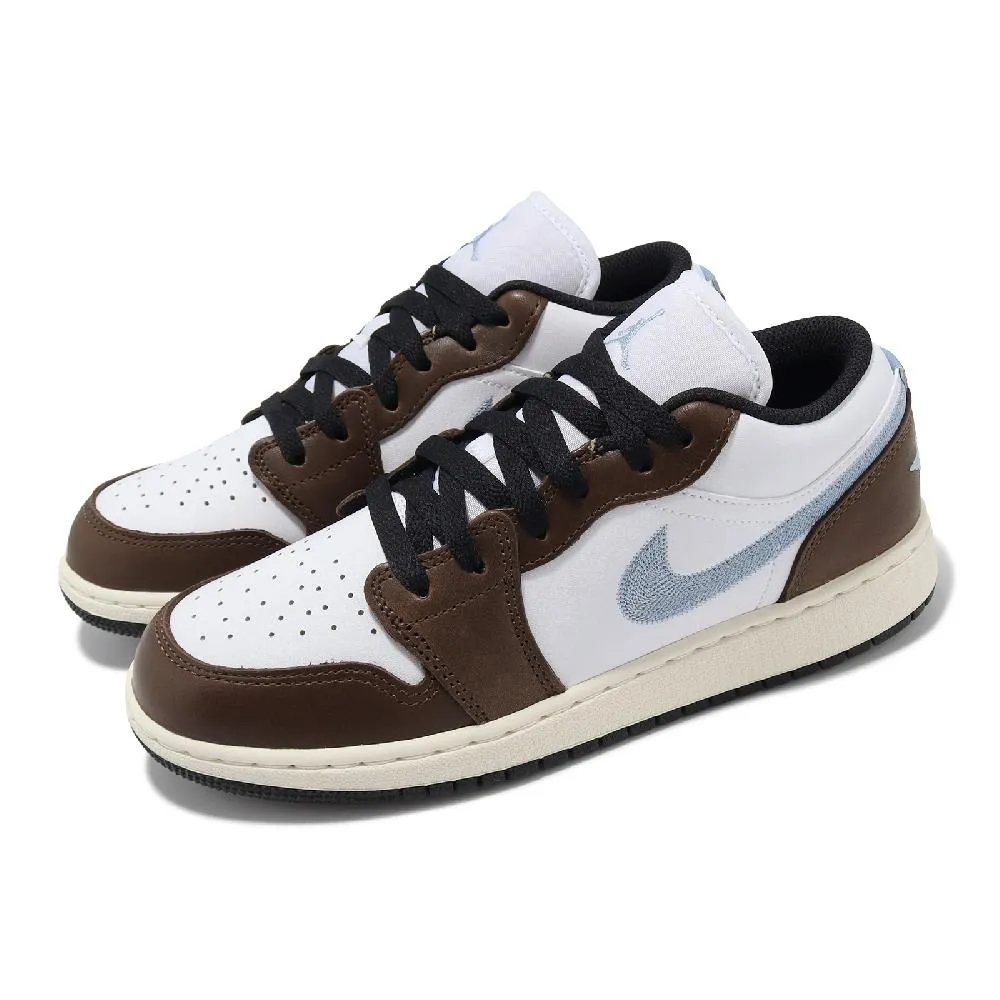 【NIKE 耐吉】AIR JORDAN 1 LOW 喬丹 穿搭 灰白黑 休閒鞋 穿搭(553558-152 ∞) 歷史價格詳細信息