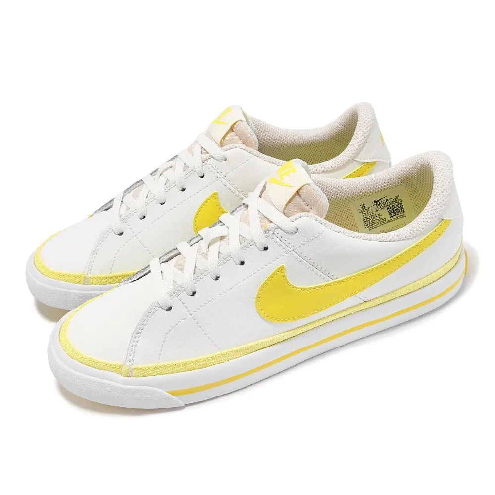 Nike 耐吉 童鞋 Court Legacy PSV 中童 小朋友 白 粉紅 橘 魔鬼氈 皮革 休閒鞋 DA5381-115 歷史價格詳細信息