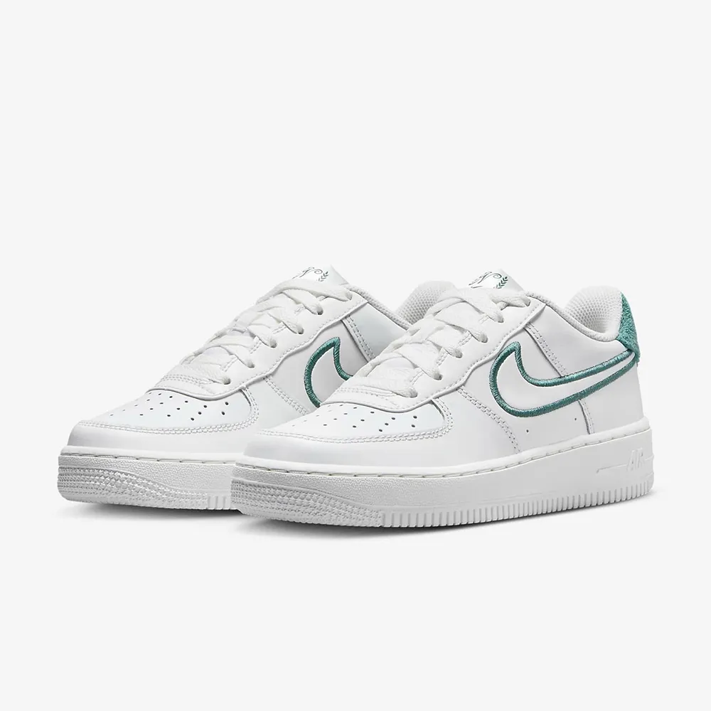 Nike Air Force 1 LV8 3 GS 白 黑 小白鞋 女鞋 大童鞋 休閒鞋 零碼福利品 【ACS】 歷史價格詳細信息