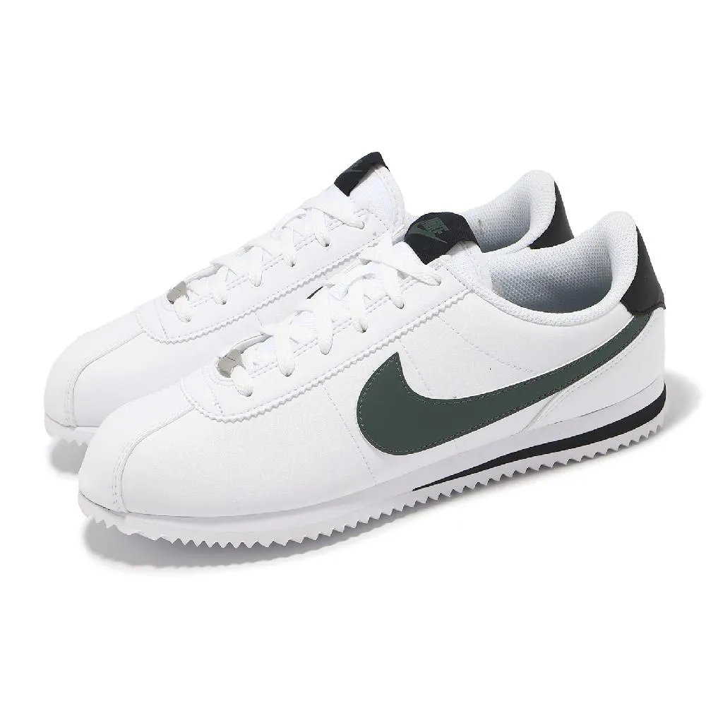 Nike 耐吉 休閒鞋 Cortez 男鞋 白 黑勾 復古 經典 皮革 阿甘鞋 DM4044-100 歷史價格詳細信息