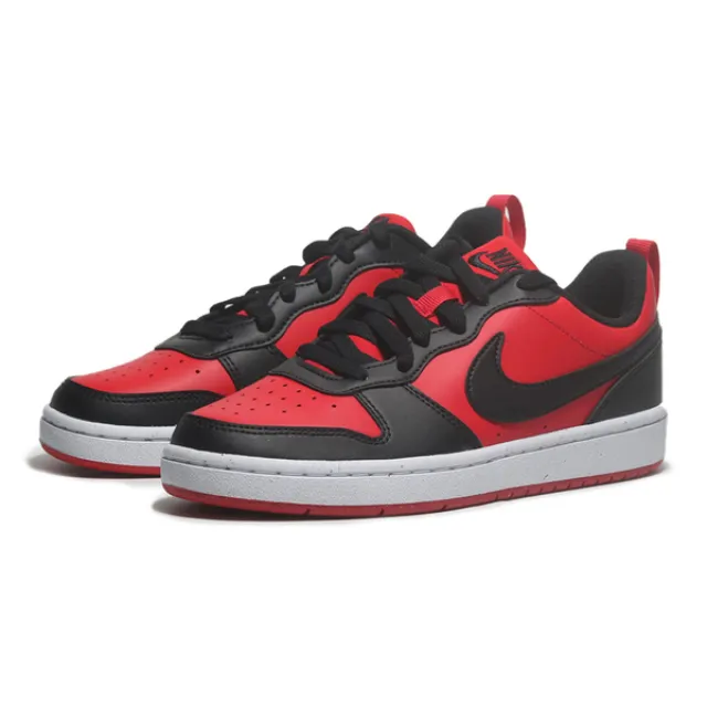 Nike Court Borough Low 2 (GS) 大童 黑紅 運動 休閒鞋 BQ5448-007 歷史價格詳細信息