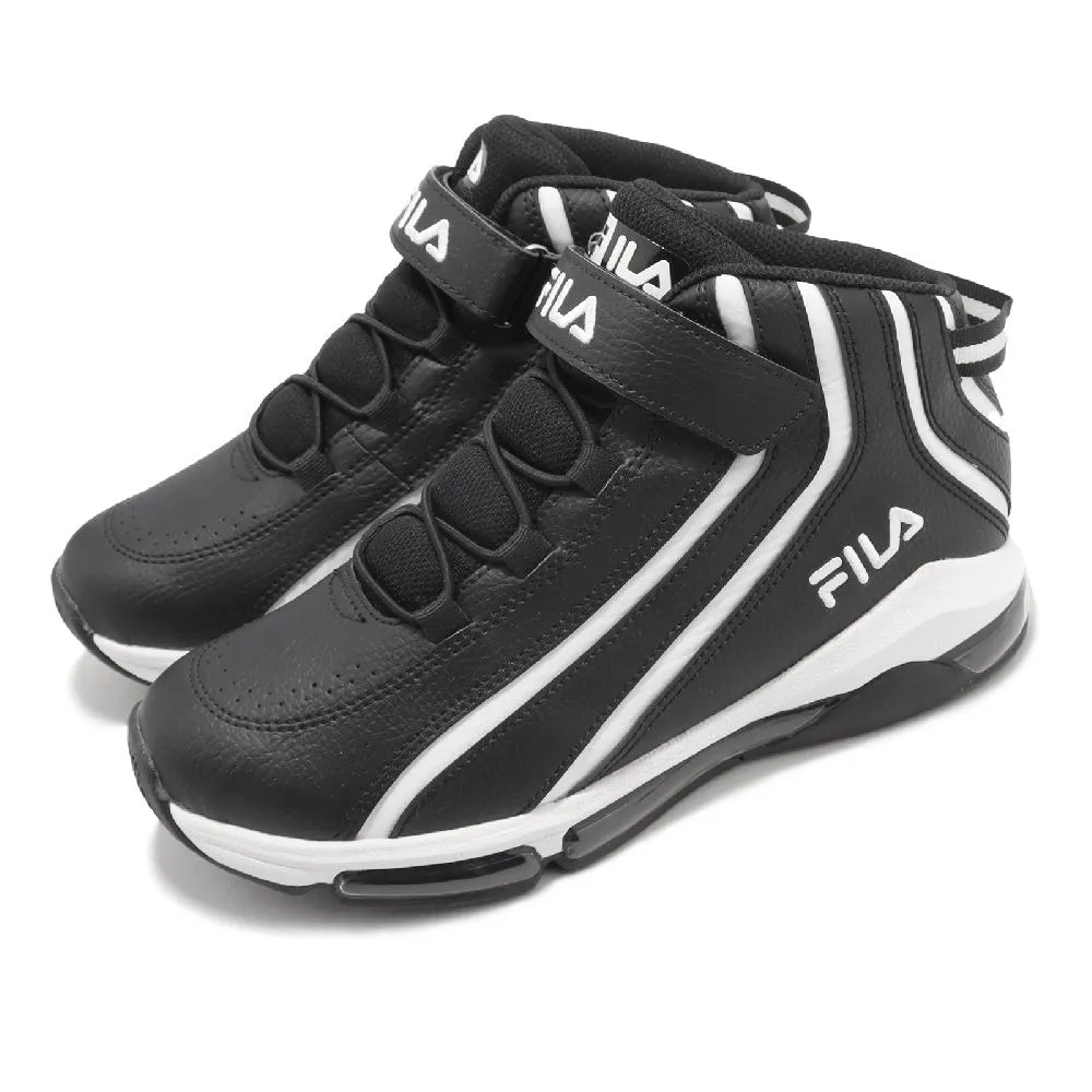 Fila 童鞋 B802W 黑 白 氣墊 籃球鞋 兒童 小朋友 高筒 皮革 魔鬼氈 康特杯 ACS 3B802W011 歷史價格詳細信息