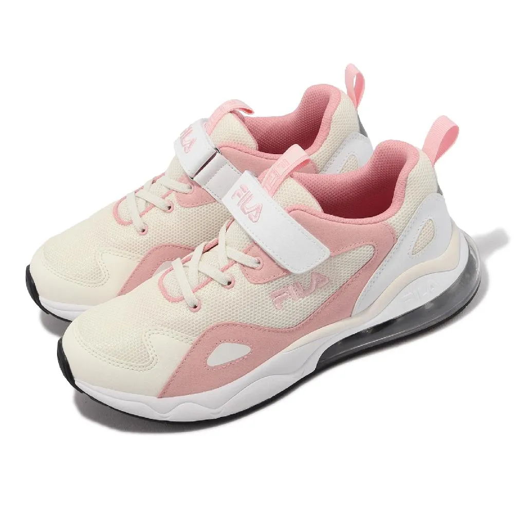 Fila J811X 全白 小白鞋 氣墊 魔鬼氈 運動鞋 女鞋 大童鞋 休閒鞋 百搭款【ACS】 3J811X111 歷史價格詳細信息