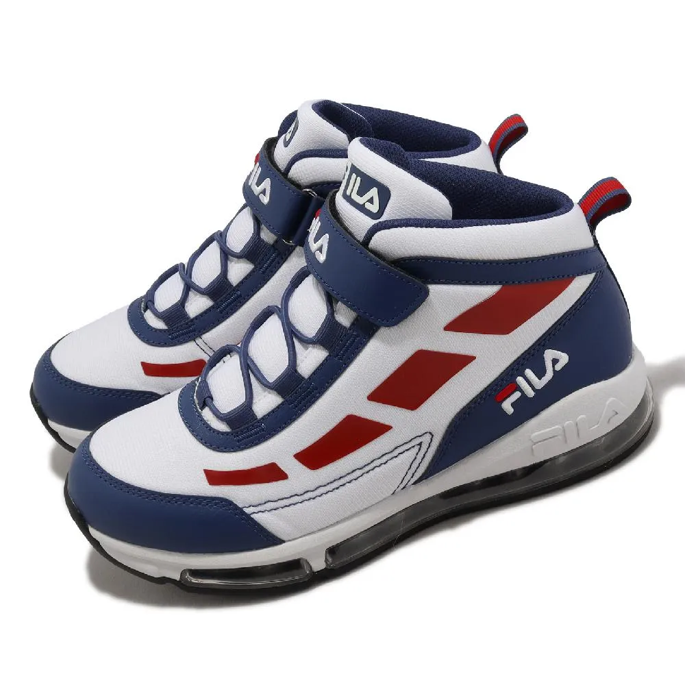 Fila 斐樂 童鞋 J811X 中童 大童 白 全白 運動鞋 氣墊 皮革 緩震 魔鬼氈 反光 小朋友 3J811X111 歷史價格詳細信息