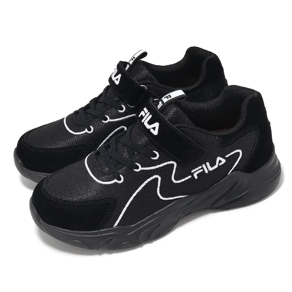 Fila 童鞋 J801W 黑 白 中童 透氣 抗菌防臭 運動鞋 斐樂 3J801W001 歷史價格詳細信息