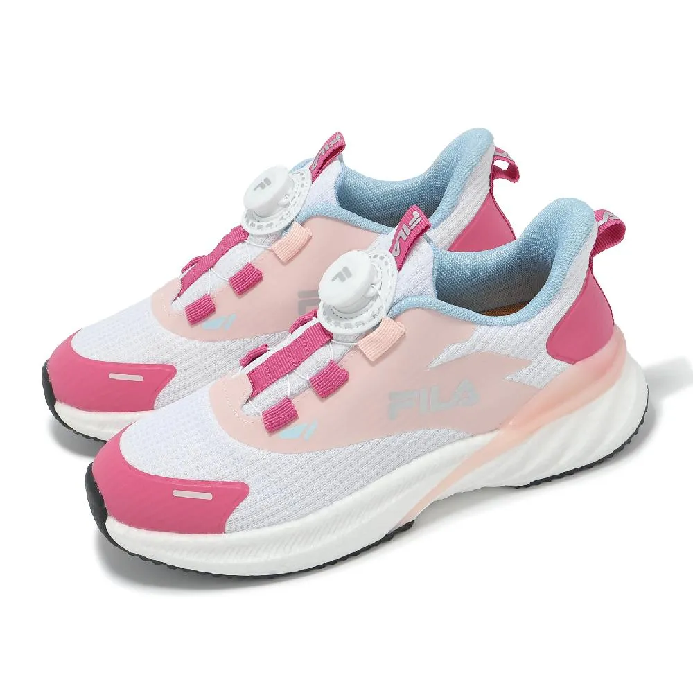 Fila 斐樂 慢跑鞋 J430Y 中大童鞋 藍 紅 小朋友 旋鈕綁帶 緩震 透氣 運動鞋 2J430Y321 歷史價格詳細信息