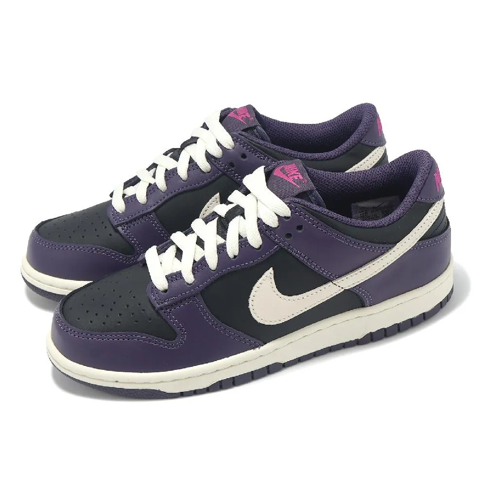 休閒鞋 Dunk Low GS 大童 女鞋 黑 米白 紫 低筒 FB9109-003 價格比較,價格查詢,歷史價格詳細信息