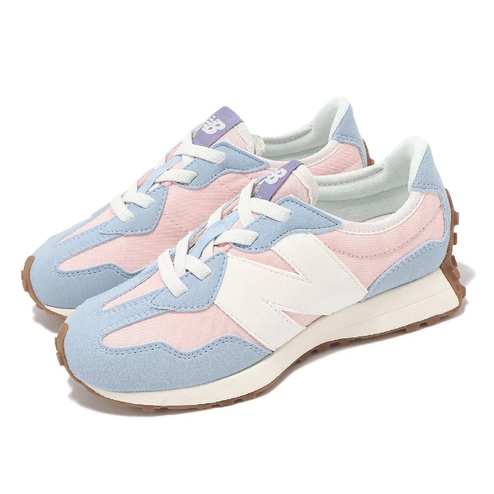 休閒鞋 327 中童 寬楦 藍 白 麂皮 拼接 小朋友 NB PH327BS-W 歷史價格詳細信息