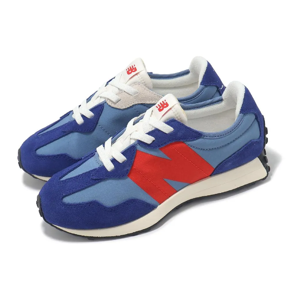 休閒鞋 327 中童 寬楦 藍 白 麂皮 拼接 小朋友 NB PH327BS-W 歷史價格詳細信息