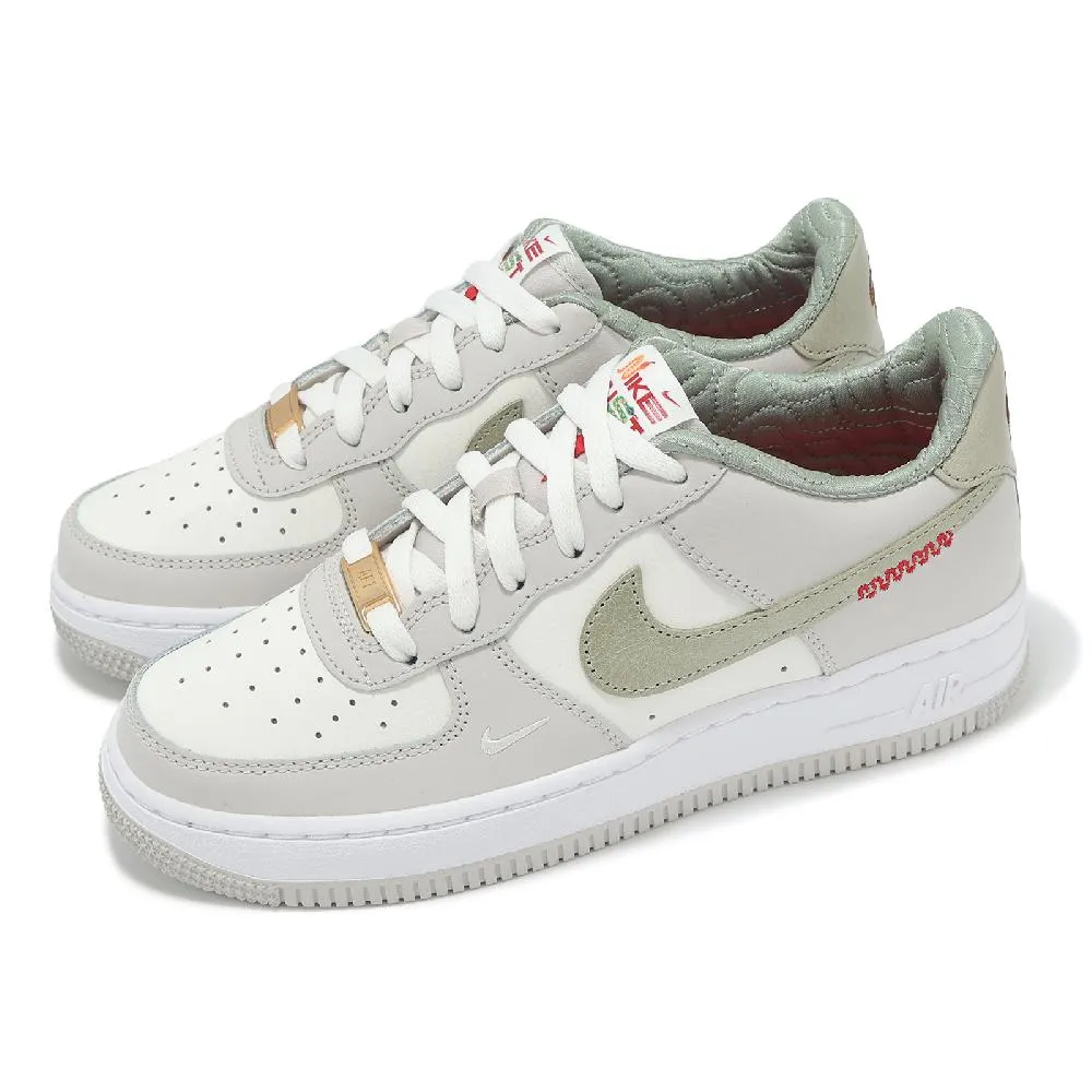 休閒鞋 Air Force 1 LV8 GS 大童 女鞋 AF1 米白 棕 燈芯絨 HQ3473-122 歷史價格詳細信息