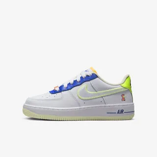 Nike Air Force 1 LV8 大童 白 AF1 休閒 皮革 運動 低筒 橡膠 休閒鞋 HF5744-146 歷史價格詳細信息