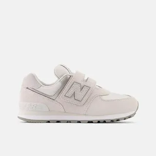 New Balance 574 中童 灰粉 魔鬼氈 復古 運動 休閒鞋 PV574EVK 歷史價格詳細信息