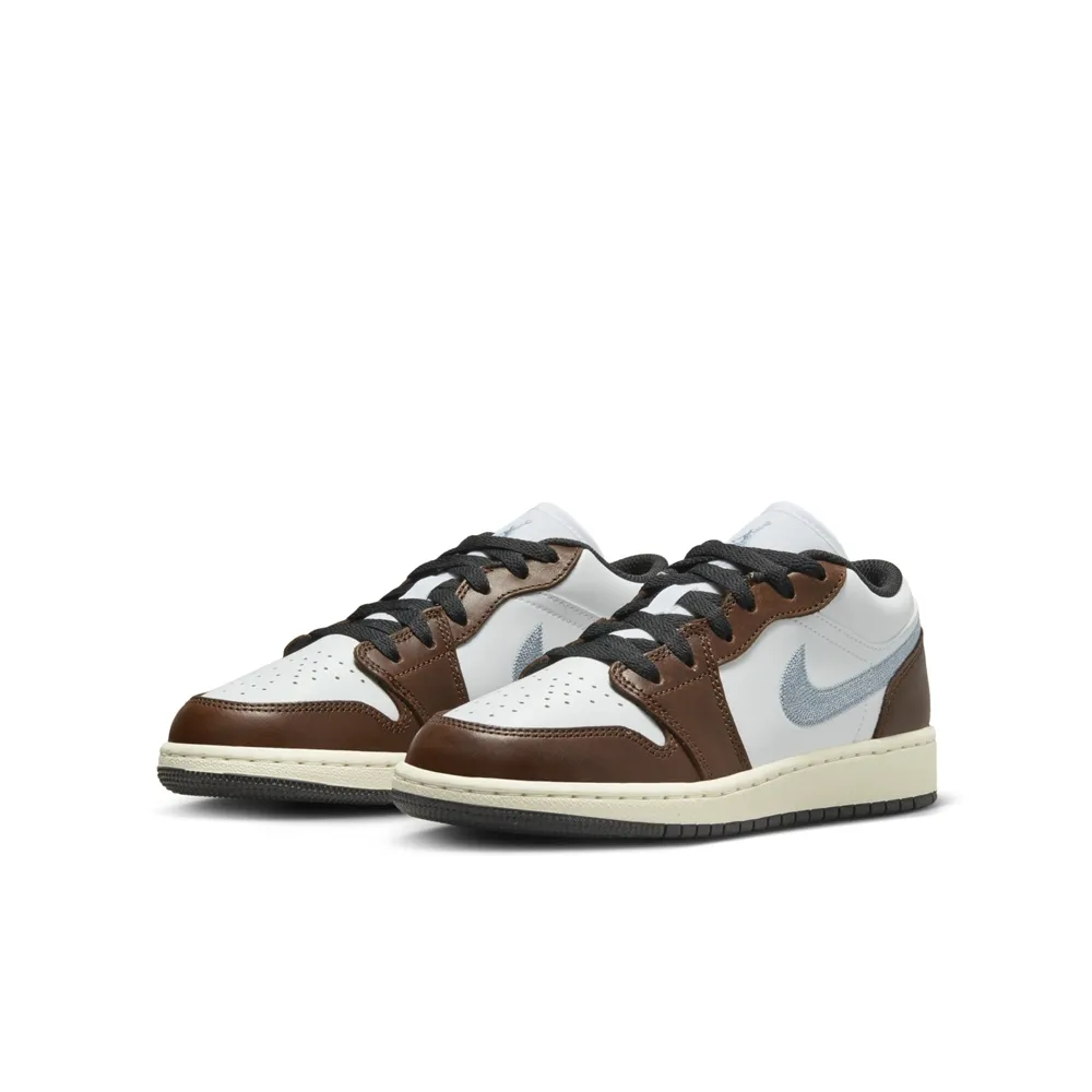 Nike 童鞋 Air Jordan 1 Low SE GS 白 藍 紅黃 異材質 女鞋【ACS】 DR6960-400 歷史價格詳細信息