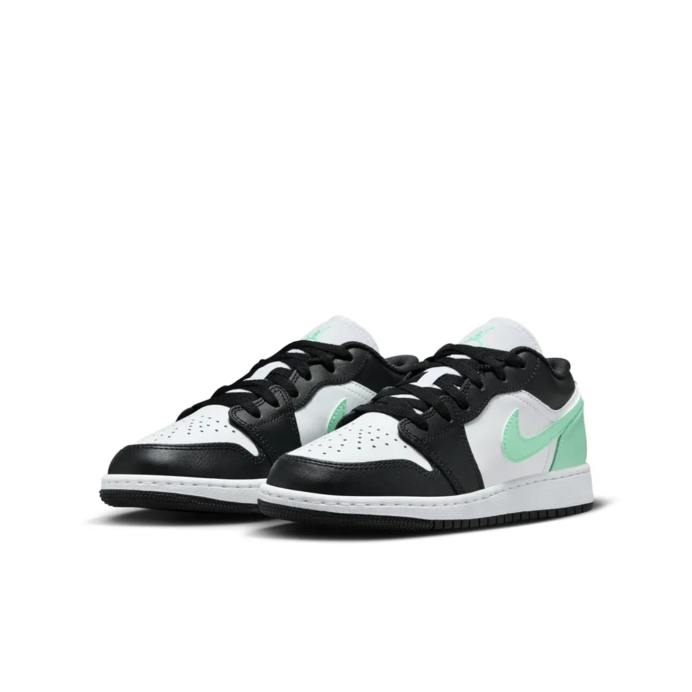 【NIKE】AIR JORDAN 1 LOW GS 籃球鞋 童鞋 大童 女鞋 黑綠-553560065 歷史價格詳細信息