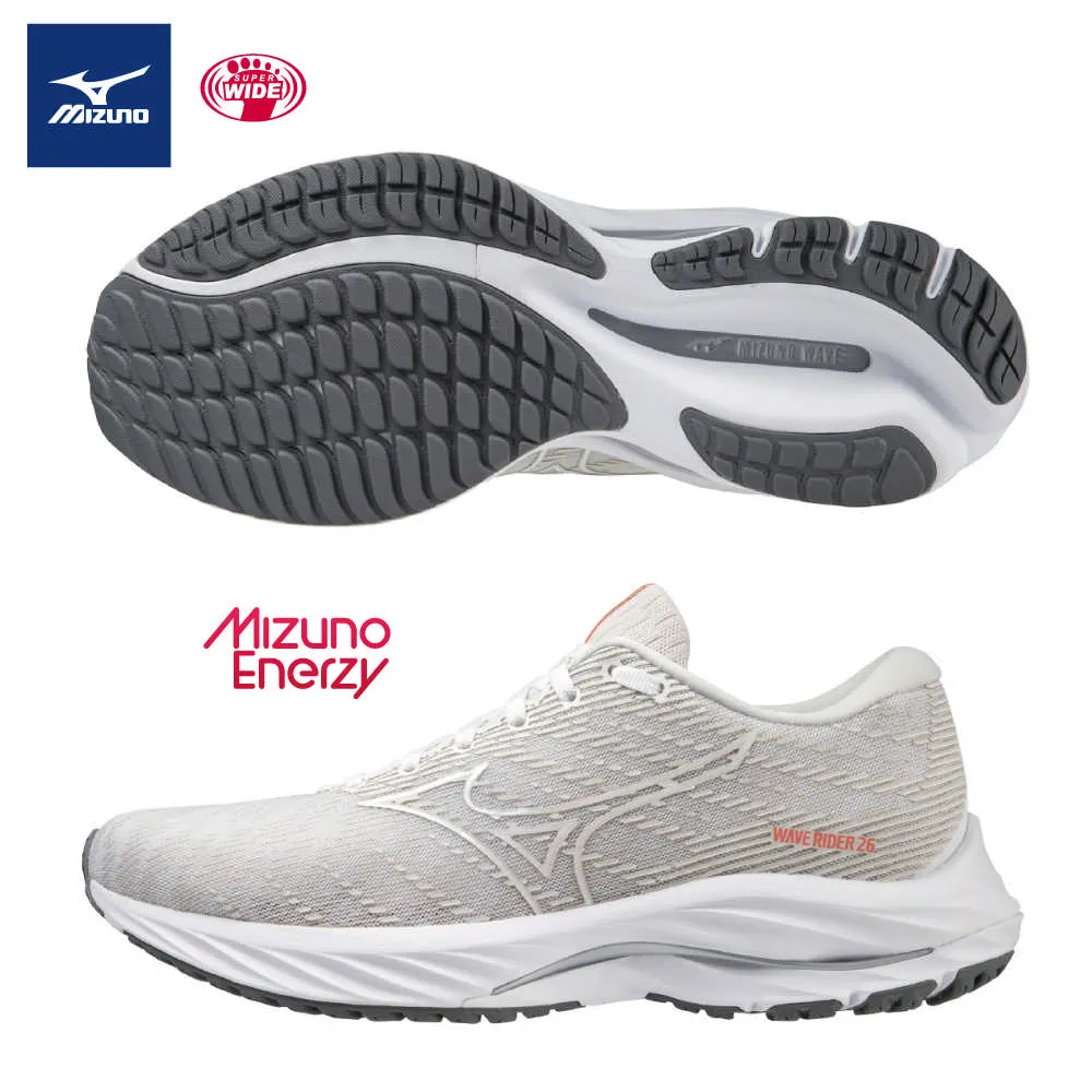 Mizuno Wave Rider 26 [J1GD220374] 女 慢跑鞋 一般型 運動 路跑 緩震 穩定 紫灰 歷史價格詳細信息