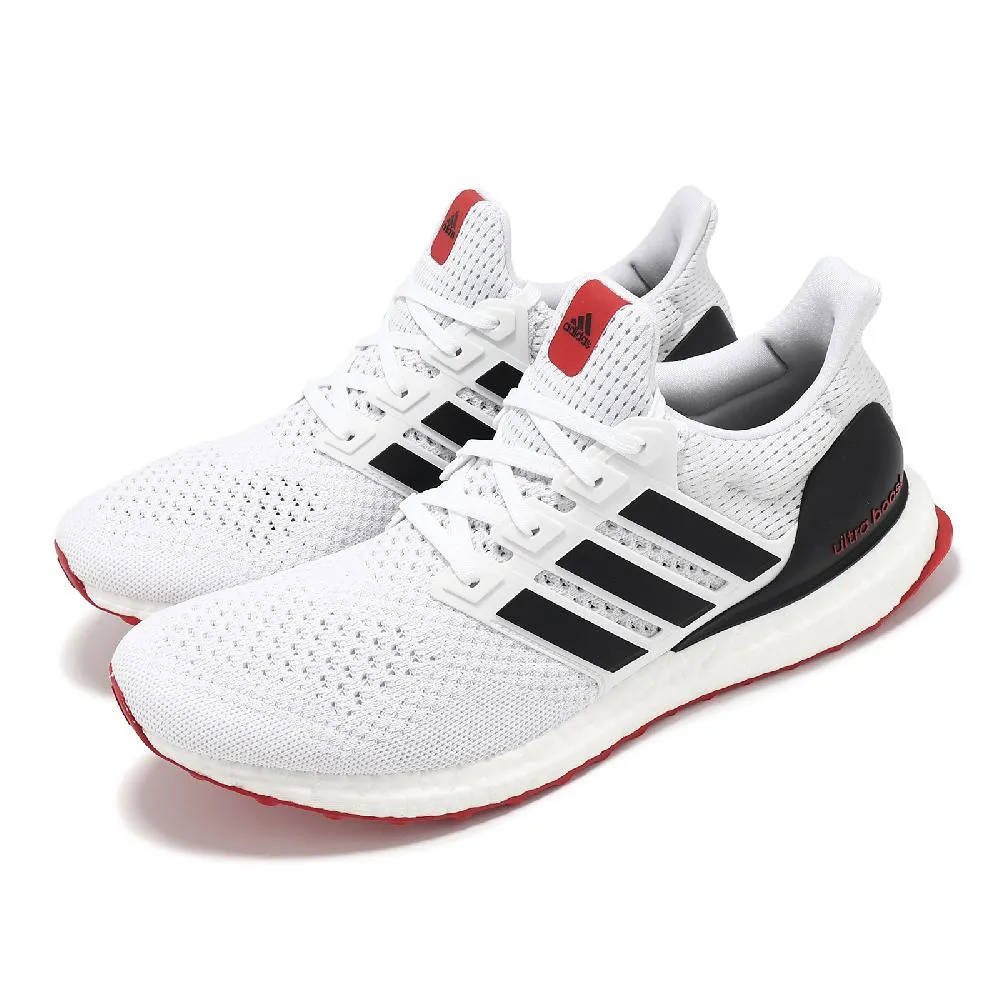 【adidas 愛迪達】Ultraboost 1.0 男 慢跑鞋 運動 路跑 緩震 回彈 馬牌輪胎大底 白黑(IH4924) 歷史價格詳細信息