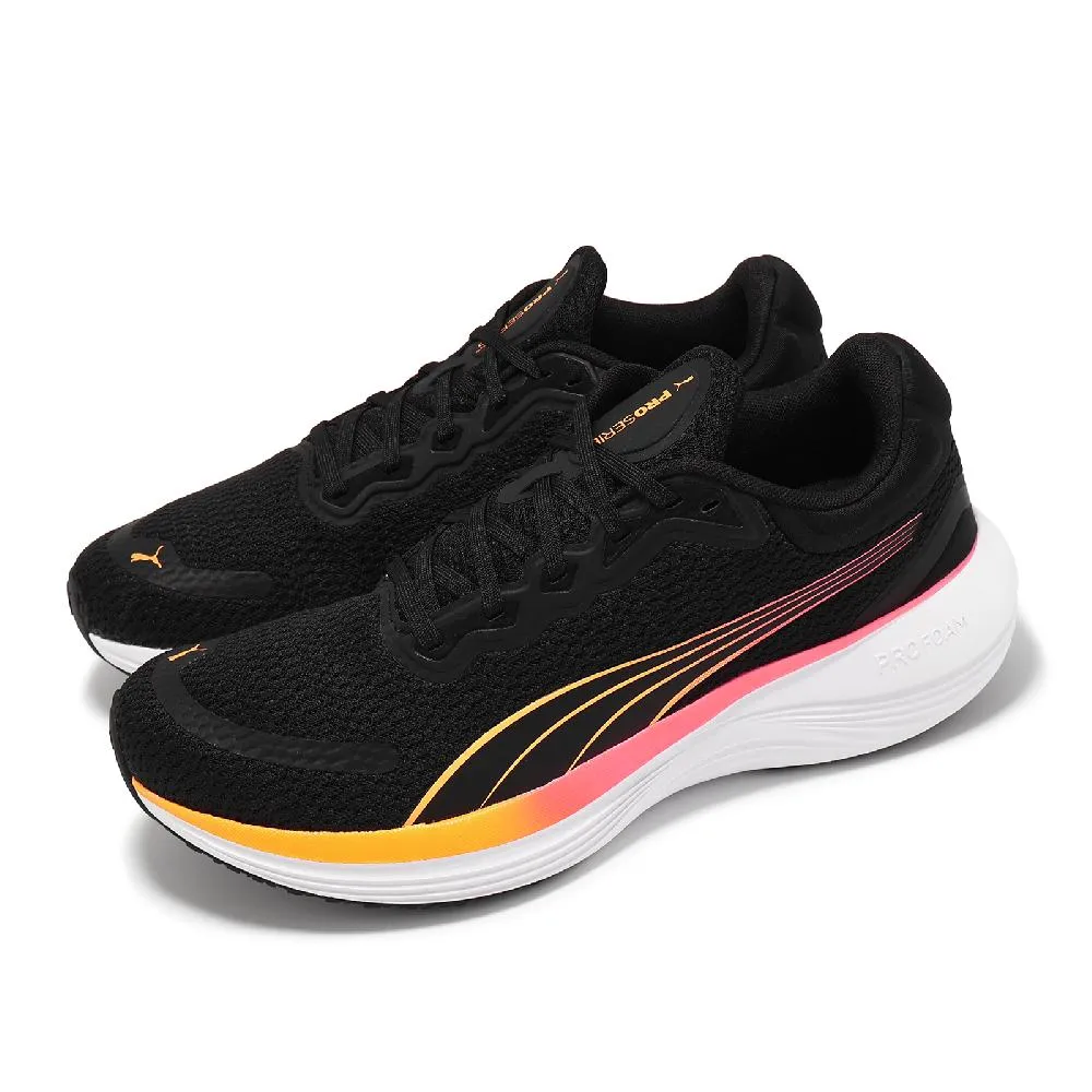 Puma 慢跑鞋 Scend Pro 黑 粉紅 黃 漸層 路跑 入門款 運動鞋 女鞋 【ACS】 37877606 歷史價格詳細信息
