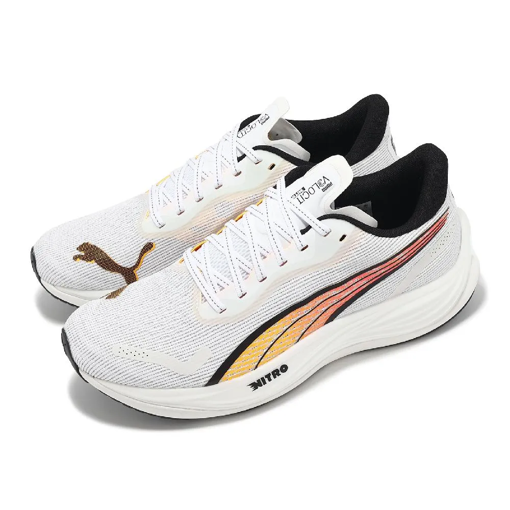 【PUMA】慢跑鞋 Velocity Nitro 3 GTX Wns 女鞋 黑白 防水 氮氣中底 運動鞋(379802-01) 歷史價格詳細信息