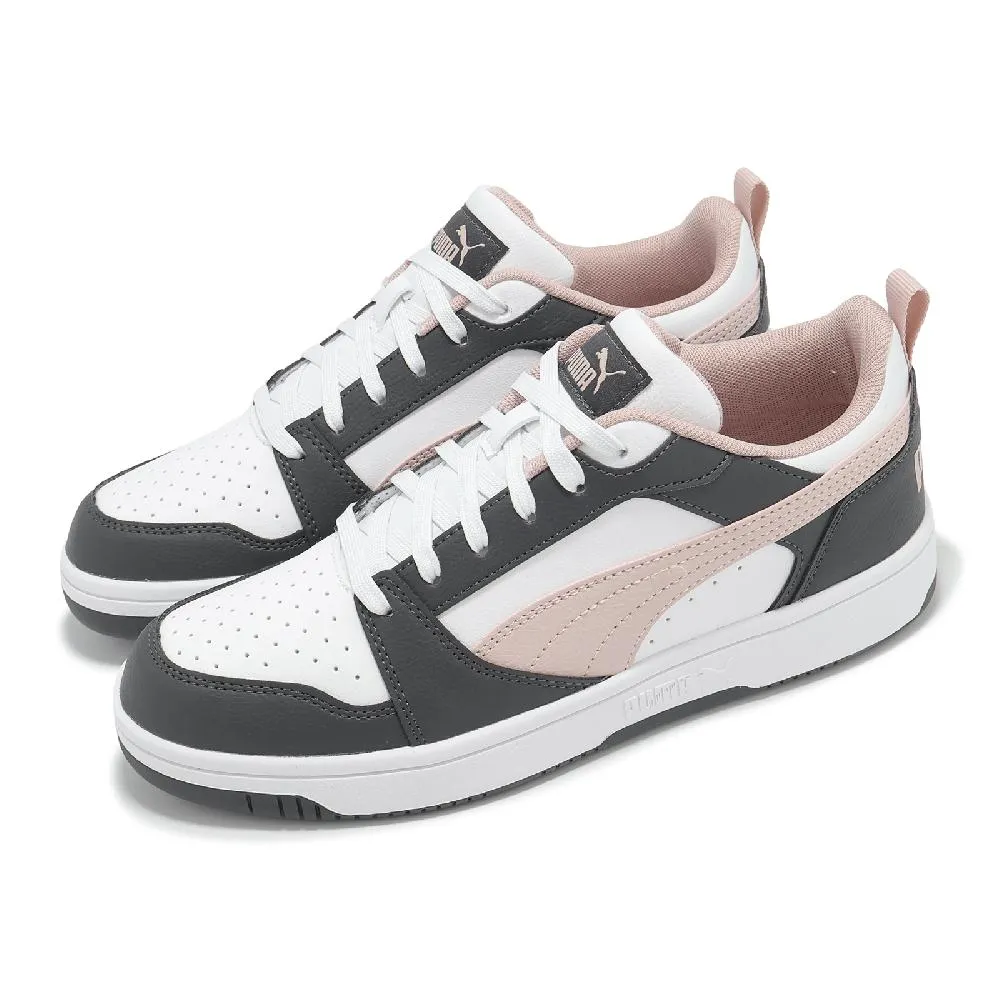 Puma 彪馬 休閒鞋 Rebound V6 Low 男鞋 女鞋 情侶鞋 黑 白 皮革 經典 復古 39232801 歷史價格詳細信息