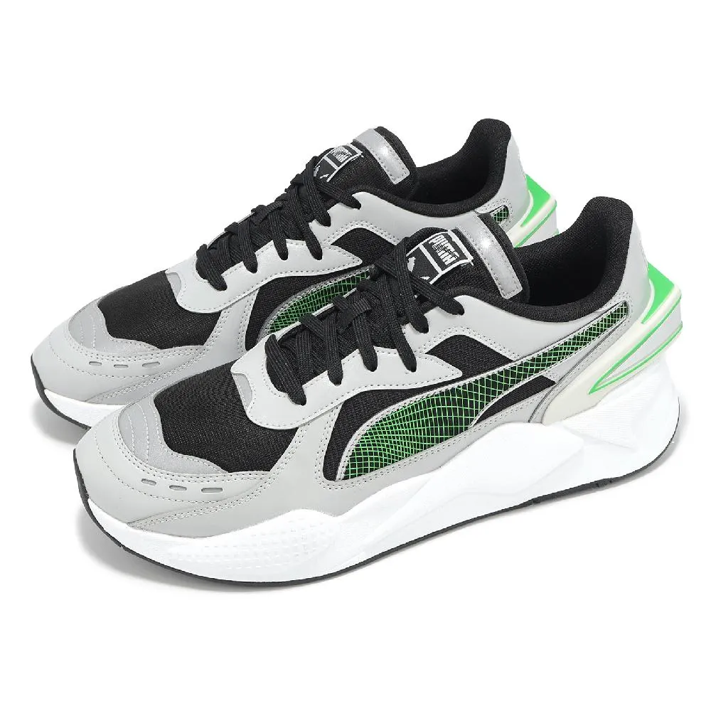 Puma 彪馬 休閒鞋 RS-X 男鞋 灰 藍 40周年紀念 拼接 反光 復古 低筒 39533901 歷史價格詳細信息