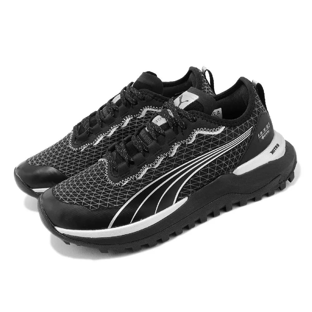 Puma 越野跑鞋 Voyage Nitro 2 GTX 女鞋 黑 銀 防水 路跑 郊山 戶外 抗撕裂 運動鞋 37694501 歷史價格詳細信息