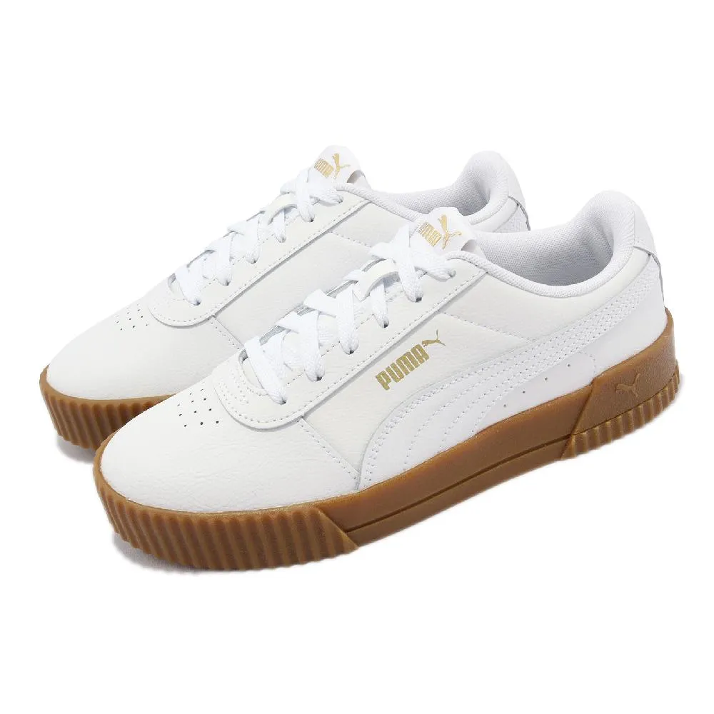 Puma 休閒鞋 Carina Raw Metallics 白 黑銀 小白鞋 運動鞋 女鞋 【ACS】 38390501 歷史價格詳細信息