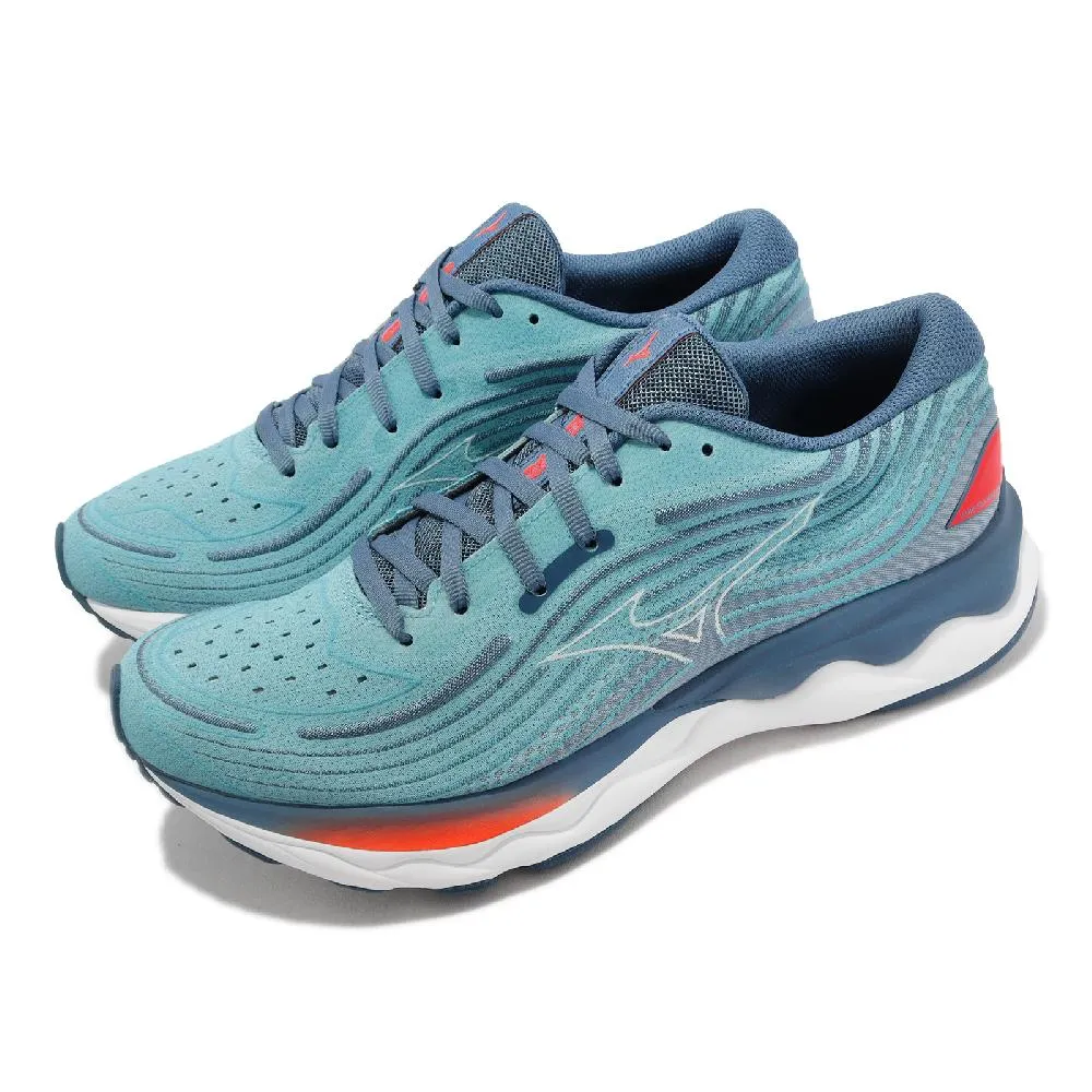 Mizuno 慢跑鞋 Wave Skyrise 3 綠 螢光綠 路跑 男鞋 美津濃 【ACS】 J1GC2209-81 歷史價格詳細信息