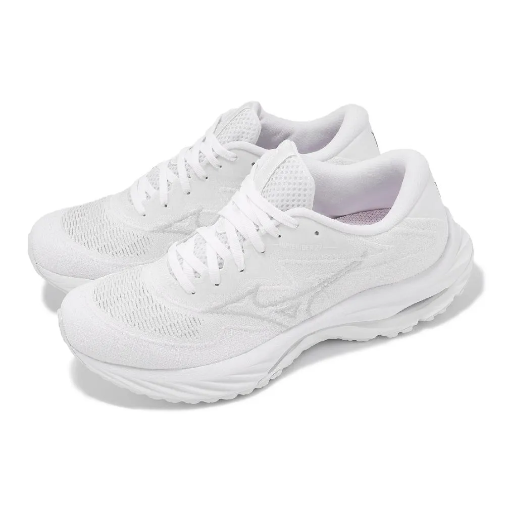 Mizuno 美津濃 女子跑鞋 WAVE RIDER 25 一般型 寬楦 慢跑 運動 藍-J1GD210387 歷史價格詳細信息