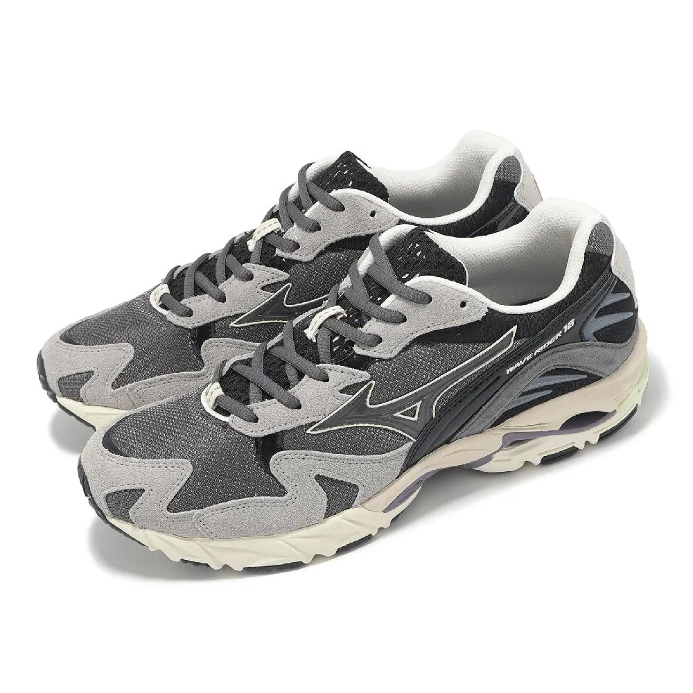 休閒鞋 Wave Rider 10 男鞋 米白 粉 波浪片 拼接 復古跑鞋 D1GA2428-01 歷史價格詳細信息