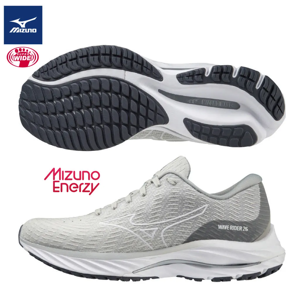 【MIZUNO 美津濃】WAVE RIDER 26 一般型超寬楦男款慢跑鞋 J1GC220455 歷史價格詳細信息