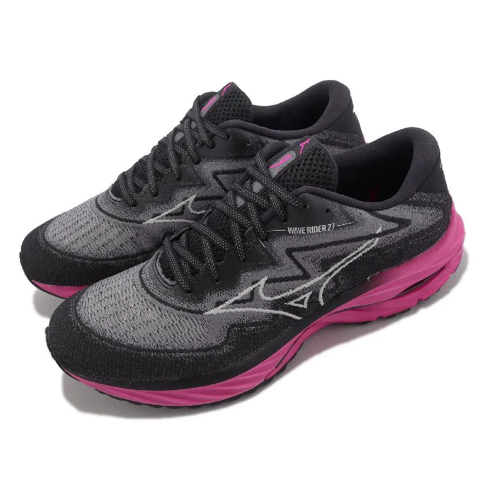 MIZUNO 慢跑鞋 運動鞋 RIDER SSW 男鞋 J1GC227602 黑 白 歷史價格詳細信息