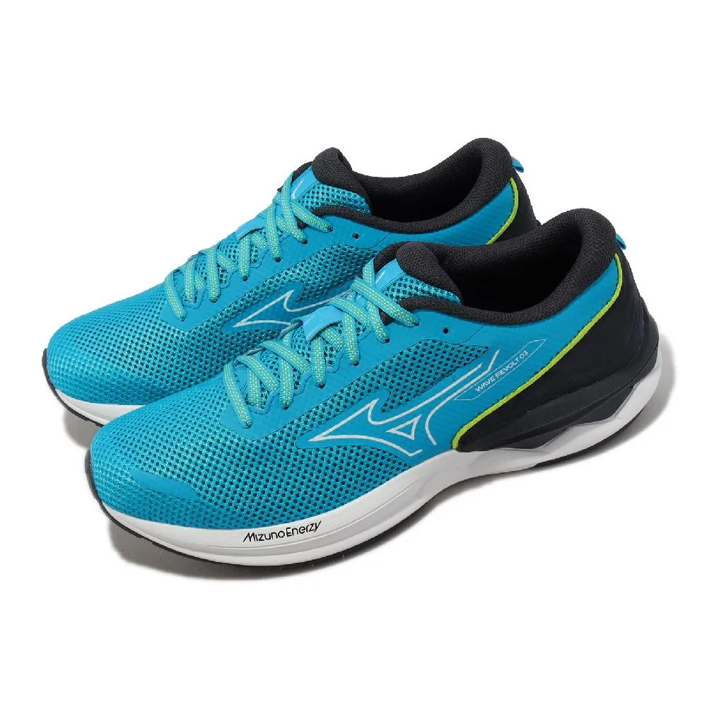 Mizuno 美津濃 慢跑鞋 Wave Revolt 3 男鞋 女鞋 白 藍 入門款 緩衝 運動鞋 J1GC2314-71 歷史價格詳細信息