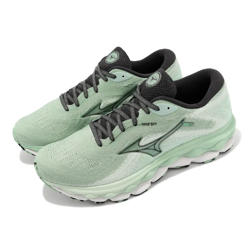 Mizuno 美津濃 慢跑鞋 Wave Sky 7 男鞋 橘 黑 頂級回彈 ENERZY CORE中底 J1GC2302-05 歷史價格詳細信息