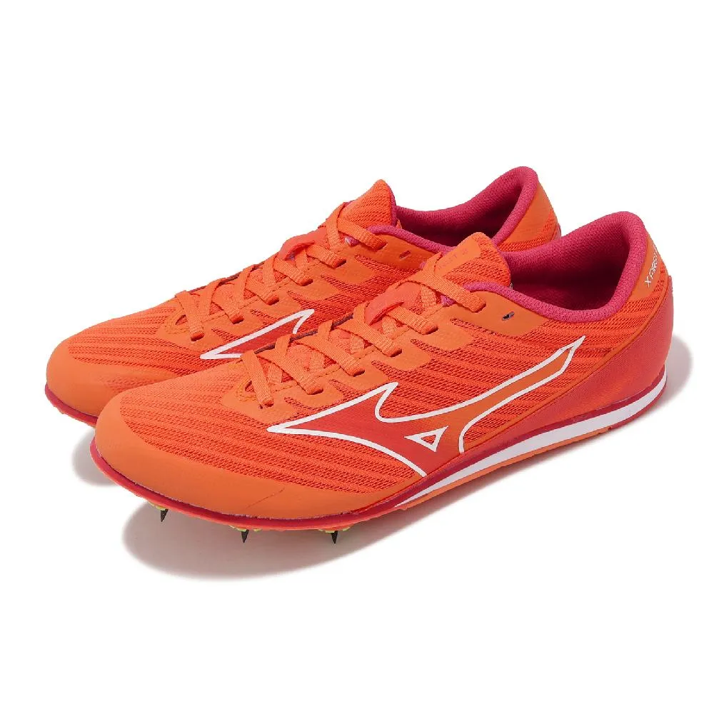 Mizuno 美津濃 田徑釘鞋 X Sprint 男鞋 黑 白 抓地 皮革 輕量 可拆釘 田徑 競速 U1GA2324-05 歷史價格詳細信息