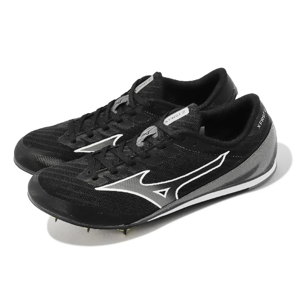 Mizuno 美津濃 田徑釘鞋 X Sprint 男鞋 黑 白 抓地 皮革 輕量 可拆釘 田徑 競速 U1GA2324-05 歷史價格詳細信息