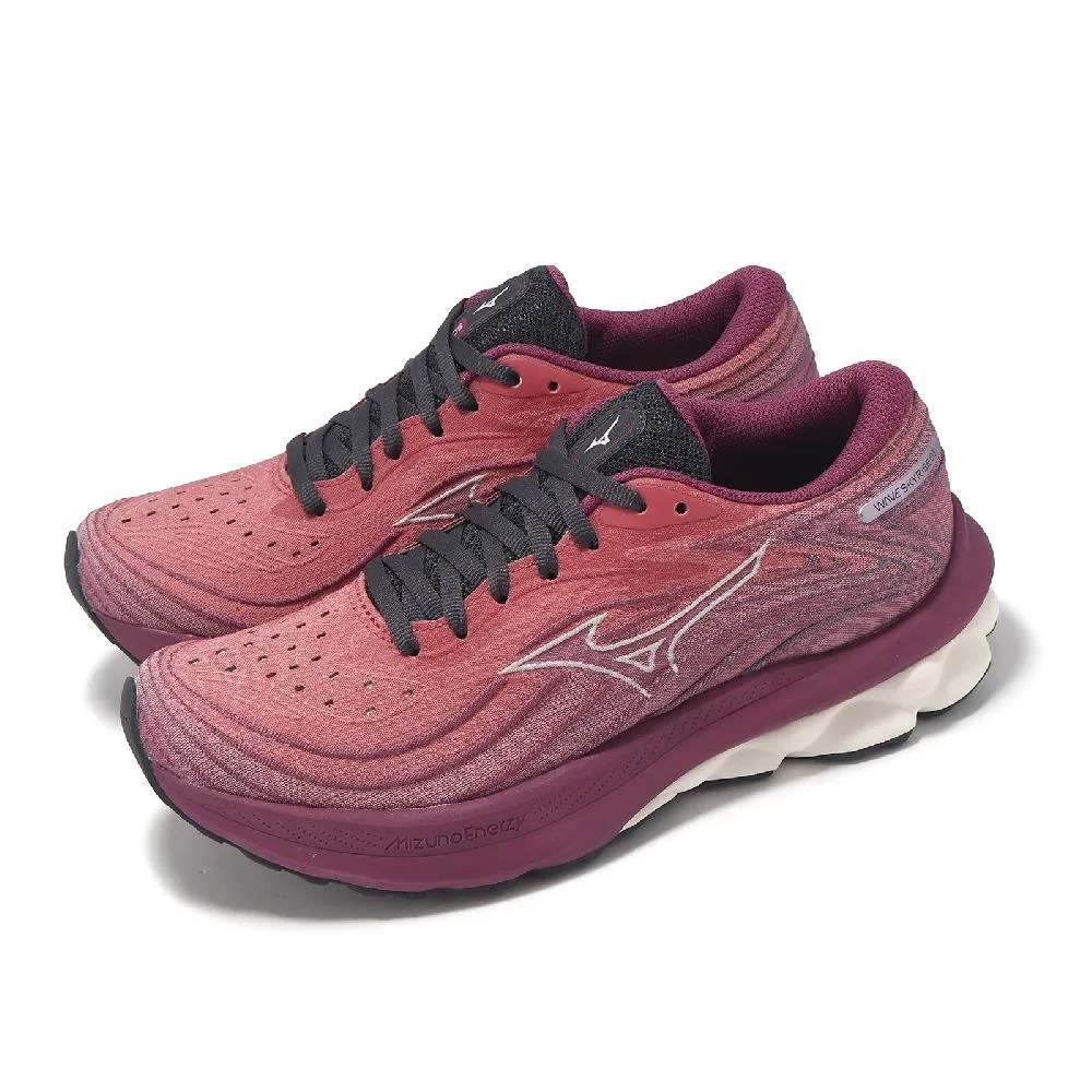 Mizuno 慢跑鞋 Wave Skyrise 2 黑 橘 網布 路跑 男鞋 美津濃 【ACS】 J1GC2123-89 歷史價格詳細信息