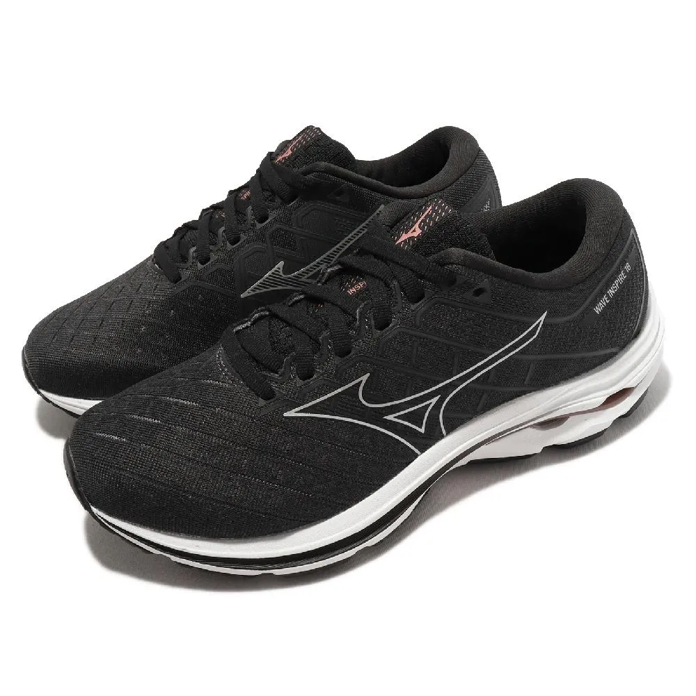 Mizuno 慢跑鞋 Wave Inspire 18 Waveknit 粉 美津濃 女鞋 ACS J1GD2229-14 歷史價格詳細信息
