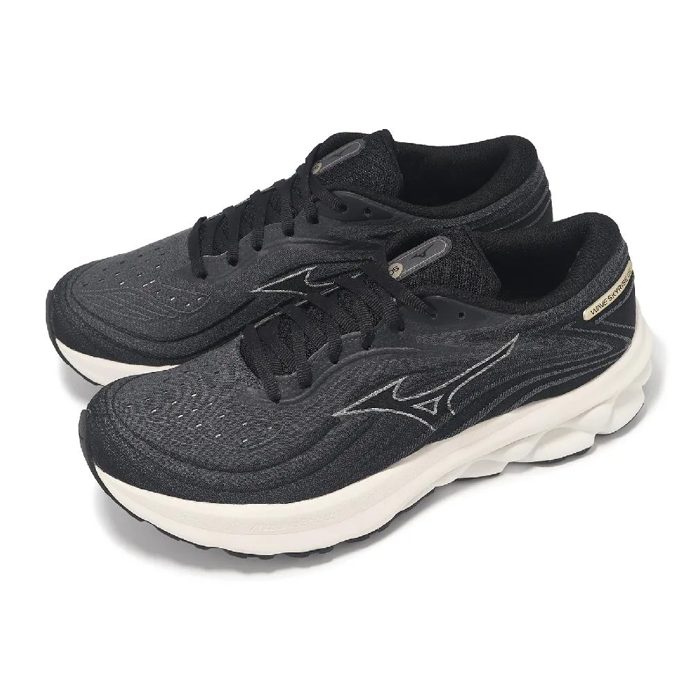 Mizuno 慢跑鞋 Wave Skyrise 2 黑 橘 網布 路跑 男鞋 美津濃 【ACS】 J1GC2123-89 歷史價格詳細信息