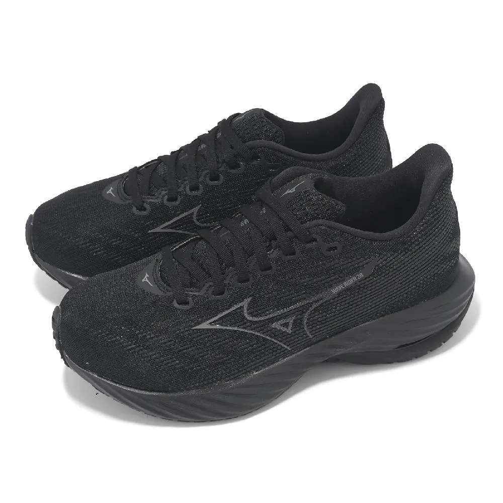 MIZUNO 慢跑鞋 運動鞋 RIDER 女鞋 J1GD210644 黑 粉 歷史價格詳細信息