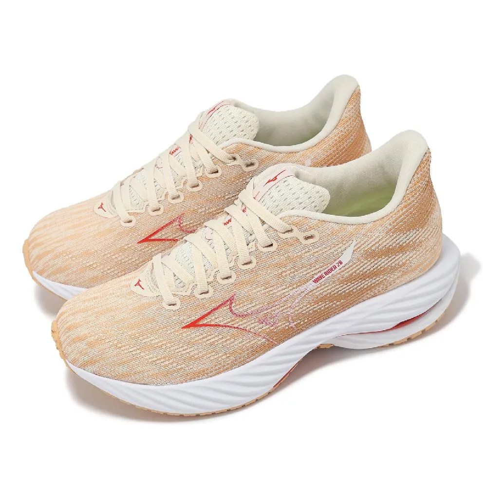 MIZUNO 慢跑鞋 運動鞋 RIDER 女鞋 J1GD210644 黑 粉 歷史價格詳細信息