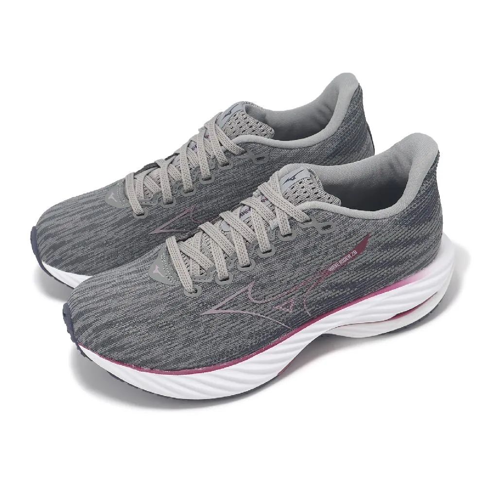 MIZUNO 慢跑鞋 運動鞋 RIDER 女鞋 J1GD210644 黑 粉 歷史價格詳細信息